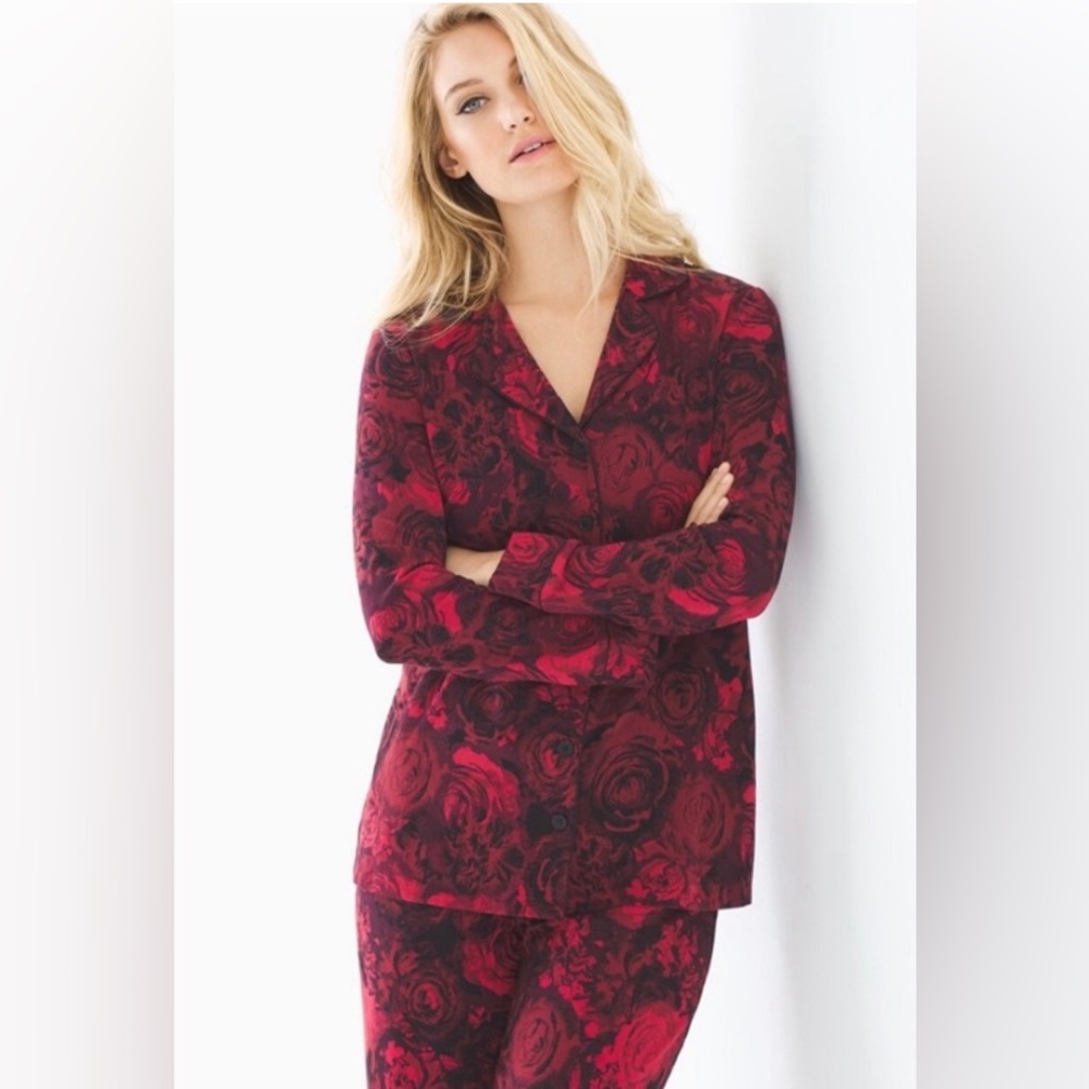 soma embraceable pajamas set noble rose nwt M